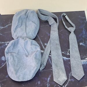 The Children's Place Blue Hat and Tie Sets